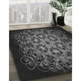 thumbnail image 3 of Ahgly Company Machine Washable Indoor Rectangle Transitional Midnight Gray Area Rugs, 8' x 12', 3 of 7