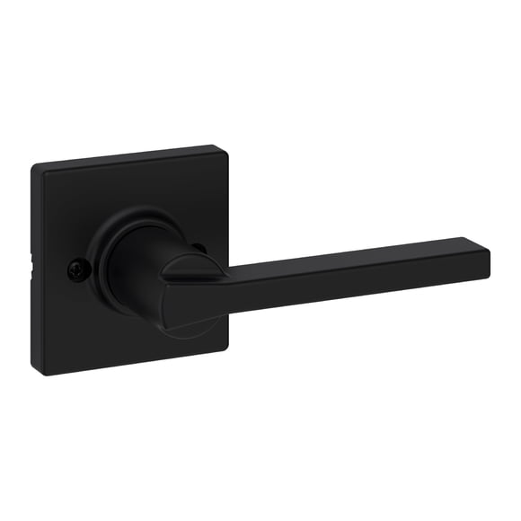 Kwikset Casey Dummy Door Handle, Single Sided Lever for Closets, French Double Doors, and Pantry, M