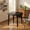 Black, variant on Extendable Round Dining Table for 2-4 People, Folding Wood Kitchen Table with Adjustable Size, Collapsible Design, Black