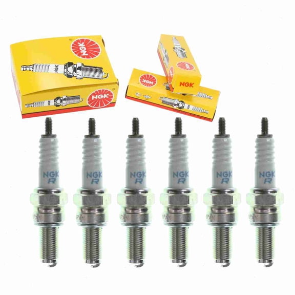 6 pc NGK 6264 Standard Spark Plugs for 09482-00460 4187 U31ESRN Ignition Wire Secondary