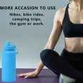thumbnail image 7 of 32oz Space Water Bottle Large Metal Stainless Steel Water Flask Big Sports Travel Mens Water Bottle for Gym Hiking (Blue), 7 of 7