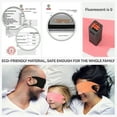 thumbnail image 2 of Linawe Pink Eye Masks Cute Sleeping Mask for Kids Girls, Silk Sleep Mask Eye Covers Eyemask Deep Sleep Flight Essentials, Satin Night Mask Light Blocking Blindfolds, 2 of 6