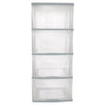 thumbnail image 1 of Cajonera Italhome De Piso Alta con 4 cajones Gris, 1 of 3