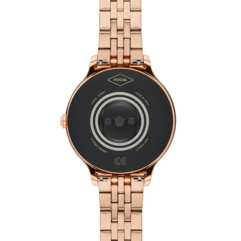 Fossil Gen 5E Smartwatch Rose Gold Tone Stainless Steel FTW6073 FTW6073V