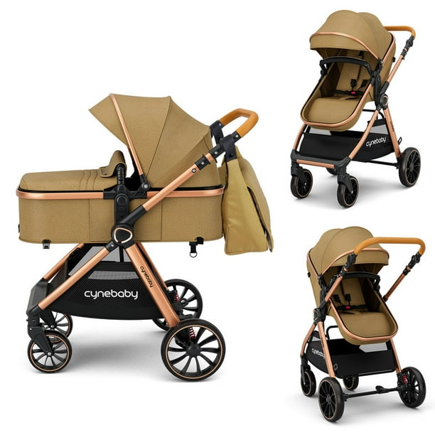 Cynebaby Baby Stroller 2 In 1 Newborn Convertible Stroller for