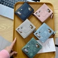 thumbnail image 4 of TAZAG Jeans Style Buckle Wallet Cat Embroidered Canvas Zip Coin Purse, 4 of 5