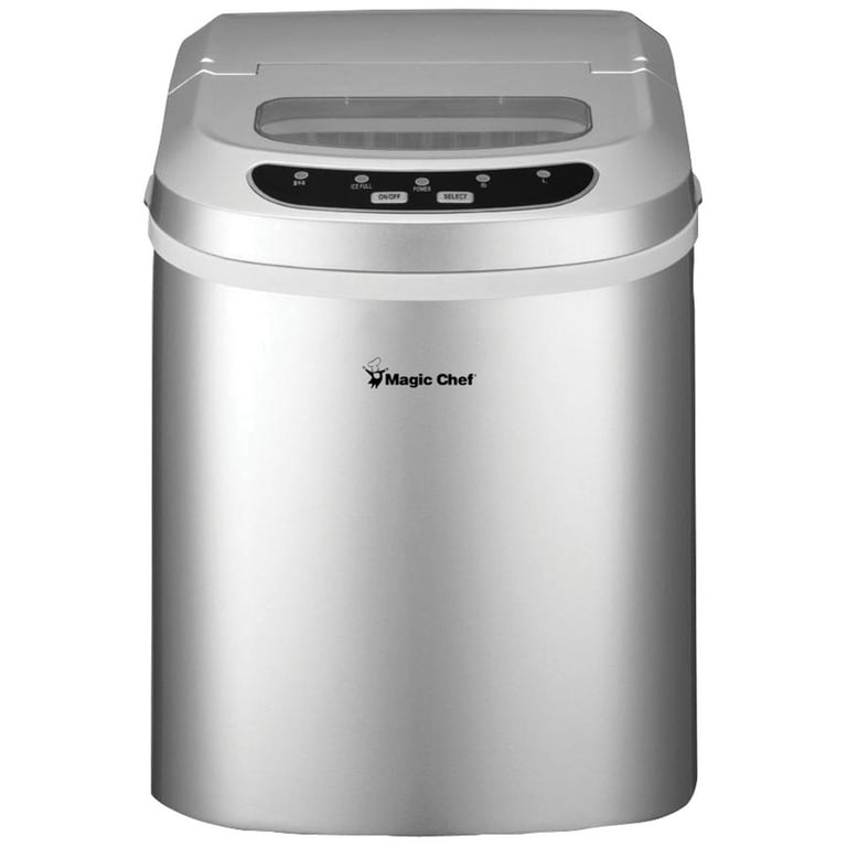 Magic Chef MCIM22W 27 lbs Portable Ice Maker White