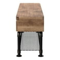 thumbnail image 3 of Furniture of America Cyprinus Industrial Metal 60-Inch TV Stand in Antique Black, 3 of 9