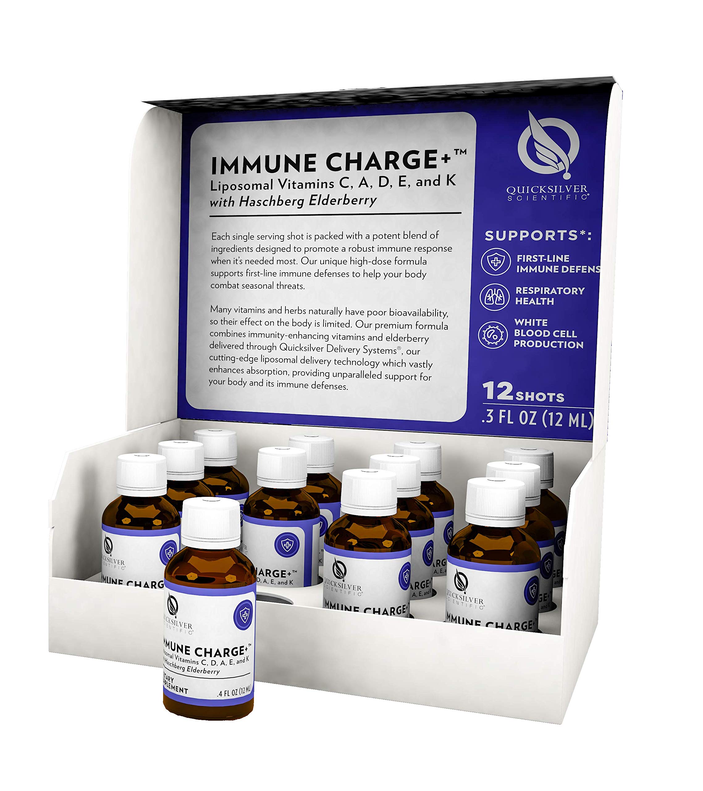 Quicksilver Scientific Immune Charge+ Portable Wellness Shots with