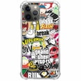 thumbnail image 1 of Pop Art Collage Case for iPhone 14 Pro,Aesthetic Art Design Pattern Soft TPU Bumper Case Cover, 1 of 5