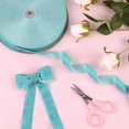 thumbnail image 4 of BokingOne Light Blue Velvet Ribbon, 1 Inch X 30Yds Single Face Velvet Ribbon for Gift Wrapping, Valentine's Day Wrapping Bows, Wedding Decor, Home Decorating, DIY Crafts Decor, 4 of 6