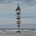 thumbnail image 3 of In the Breeze 7062 — Marlin Fish Shimmer Helix Hanging Wind Spinner — Stainless Steel Outdoor Hanging Fish Decor, 3 of 6