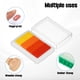 thumbnail image 3 of Tinta para sellos de goma, almohadilla de tinta lavable para hacer tarjetas, estampado, álbum de recortes, huellas dactilares y huellas de pies, color naranja, 3 of 6