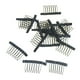 thumbnail image 4 of 10 pinzas de acero para pelucas de 7 dientes, accesorios de peluquería para damas., 4 of 7