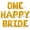 Gold, variant on Cursive Script Letter Balloons - ONE HAPPY BRIDE 16" Inch Alphabet Letters Foil Mylar Balloon Bachelorette Party Banner (Silver)