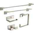 thumbnail image 2 of -Faucet Vero-Towel Ring, Stainless, Bathroom Accessories, 77746-SS, 6.57 x 2.91 x 6.48 inches, 2 of 6