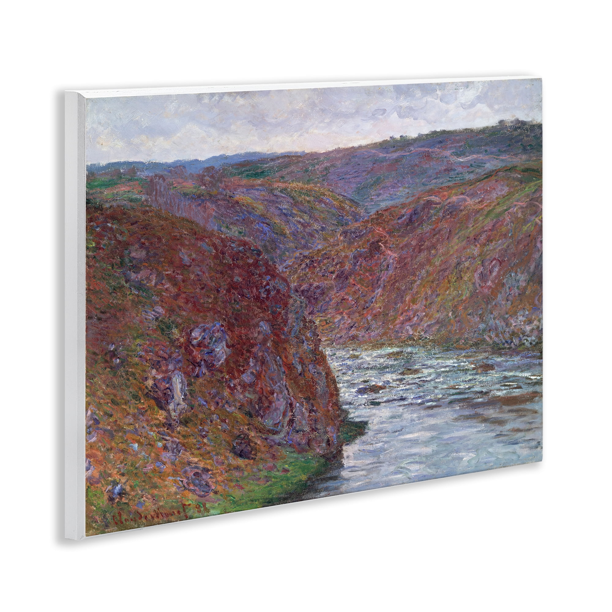 Stupell Industries Classical Valley of Creuse Landscape & Nature Painting Unframed Art Print Wall Art, 14 x 11