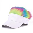 thumbnail image 2 of Gorra Con Visera Para El Cabello, Gorra De Béisbol Ajustable Con Arcoíris, Sombrero De Protección Solar Para Exteriores Para Hombres Y Mujeres Kearding AP007980-01, 2 of 6