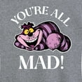 thumbnail image 3 of Alice In Wonderland - You're All Mad - Women's Short Sleeve Graphic T-Shirt, 3 of 5