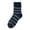 Navy, variant on ktowifly Mens Fleece Lined Thick Warm Socks Striped Soft Comfy Casual Crew Trendy Winter Sock Sleepwear