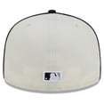 thumbnail image 4 of Men's New Era  Cream/Black Chicago White Sox Chrome Sutash 59FIFTY Fitted Hat, 4 of 5