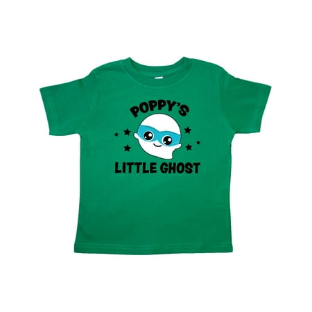 

Inktastic Cute Poppy s Little Ghost with Stars Gift Toddler Boy or Toddler Girl T-Shirt