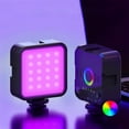 thumbnail image 1 of Mini lámpara de relleno recargable luz de cámara de mano luz de vídeo LED RGB para fotografía JShteea El nuevo, 1 of 9