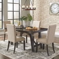 thumbnail image 3 of Ashley Furniture Rokane Extendable Dining Table in Brown, 3 of 3