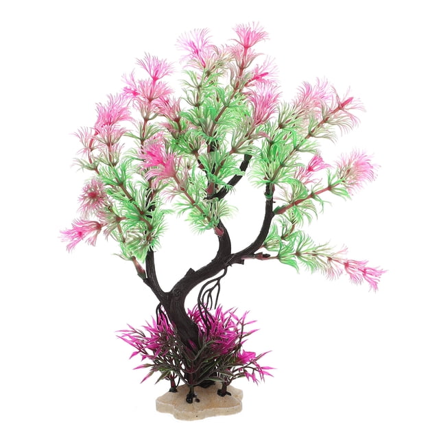 Miangastore Fish Tank Plant Decor Aquarium Fake Plant Plastic Fish Tank Landscaping Decoration