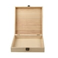 thumbnail image 6 of Wooden Storage Box, Unfinished Wood Box With Lid And Metal Clasp, For Jewelry Crafts Keepsakes Small Items Storage, 6 of 9
