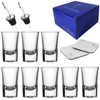 Clear Shot Glass Gift Boxes - 50 Pack