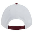 thumbnail image 4 of Men's New Era White/Garnet Florida State Seminoles Arch Two-Tone Rope 9FORTY A-Frame M-Crown Adjustable Hat, 4 of 5