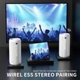 thumbnail image 3 of Altavoz Bluetooth Ortizan Portable IPX7 Resistente al Agua 24W Blanco, 3 of 7