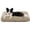 Khaki, variant on Katieovy Orthopedic Dog Bed for Large Dogs,36*28 inch Large Dog Beds,Washable Dog Beds with Non-Slip Bottom,Khaki