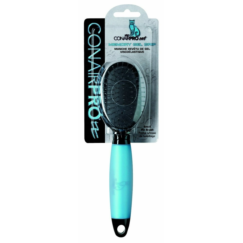 ConairPRO Cat Pin Brush with Memory Gel Grip, Small