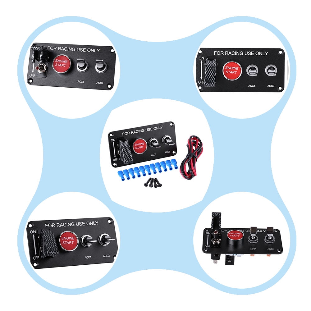 Push Start Ignition Kit, Racing Ignition Switch Panel 4 In 1 Sensitive