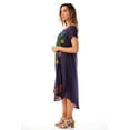 thumbnail image 2 of Riviera Sun Short Sleeve Umbrella Dresses for Women (Navy, Small), 2 of 3