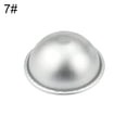 thumbnail image 2 of Conditiclusy Hemisphere 3D Aluminum Ball Sphere Cake Pan Sugarcraft Bakeware Decorating Mold, 2 of 7