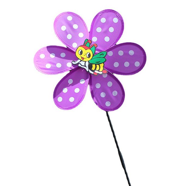 Dot Bee Wind Spinners Molinetes de césped Molino de viento Jardín Patio Decoración de césped