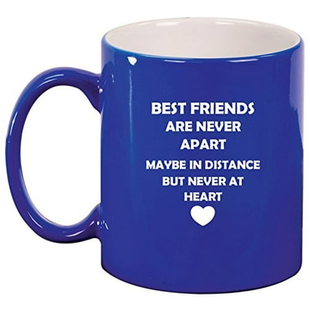 Ceramic Coffee Tea Mug Cup Best Friends Long Distance Love