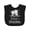AB-Black, variant on Inktastic Owl Loved by Grandma Boys or Girls Baby Bib