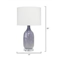 thumbnail image 2 of Alden Décor Allenbury Glass Table Lamp, Lavender, 2 of 4