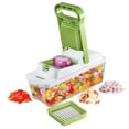 thumbnail image 1 of Chopper Alimentaire et Dicter de Légumes avec 6,75 Tasses de Récipient de Stockage et Lames en Acier Inoxydable - Vert, 1 of 3