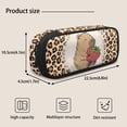 thumbnail image 5 of Yspwyqan Backpack Set for Kids Boys and Girls, 4Pcs Backpack Set with Lunch Box Pencil Case, Leopard Strawberry Capybara Lightweight Daypack Fits 14" Laptop for School Travel, 5 of 7