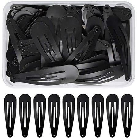 Doryum 50PCS Black Snap Hair Clips, 5CM Girls Hair Clips Metal, Hair Clips Slides, Beauty Hair Accessory, Girls Snap Hair Clips Metal BB Barrettes, Hairpins, Hair Barrettes for Kids Girls Women | Doryum 50PCS Black Snap Hair Clips, 5CM Girls Hair Clips Metal, Hair Clips Slides, Beauty Hair Accessory, Girls Snap Hair Clips Metal BB Barrettes, Hairpins, Hair Barrettes for Kids Girls Women |