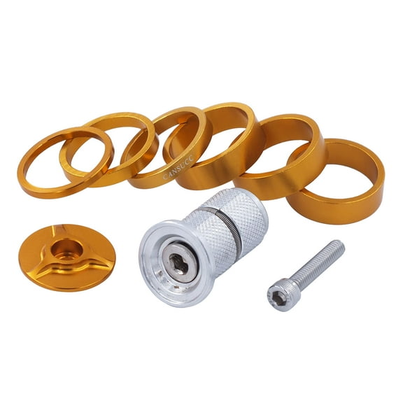 Bicycle Front Fork Stem Ring Gasket Stem Top Cap Cover Bicycle Headset Set
