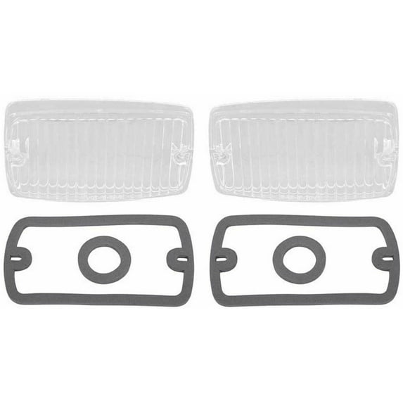 OER Park Lamp Lens and Gasket Set 1970-1972 Valiant Duster and Scamp