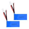 thumbnail image 2 of 2 Pcs 7.4V 1500mAh 25C 2 Pcs Petite Prise Batterie Lithium Tamiya pour Piles Modèle RC FT009, 2 of 5