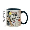 thumbnail image 5 of Insulated Ceramic Teacher Coffee Mug, Large Capacity Spill Proof Travel Cup with Lid, Thank You Gift for Educators, 5 of 5