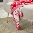 thumbnail image 5 of SAFAVIEH Frost Throw Red, 5 of 6